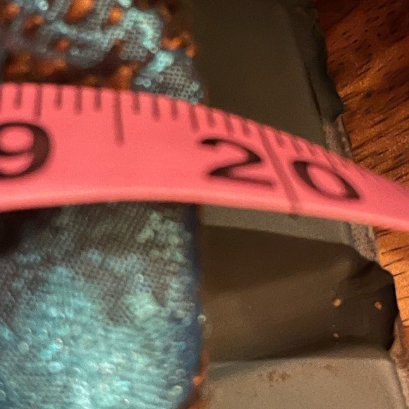 Joni B. Woman’s Brocade turquoise and brown blazer, size medium - Picture 11 of 11